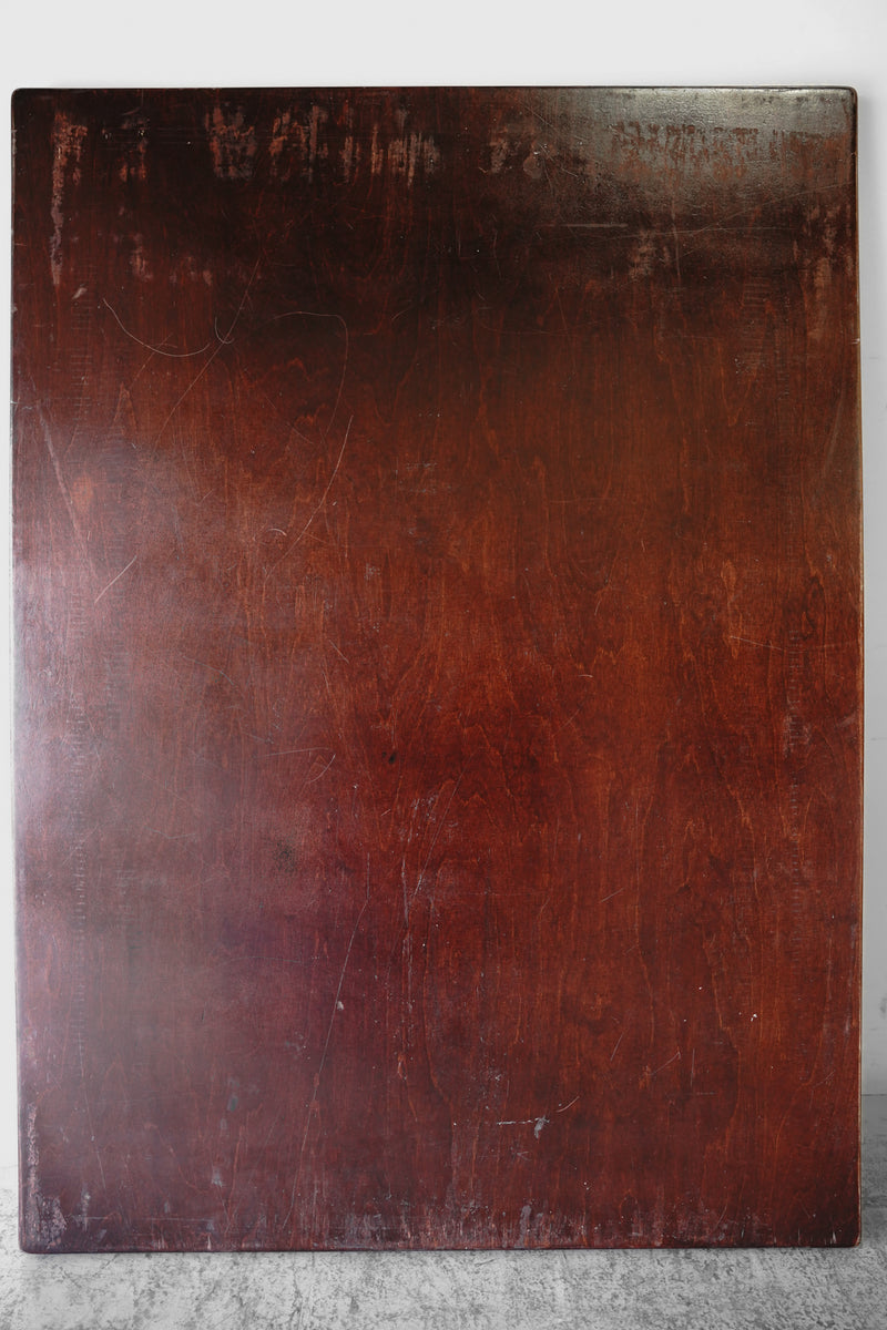 チークウッド突板 テーブル天板 109.5×79.5 (cm) <br>ヴィンテージ<br>大和店