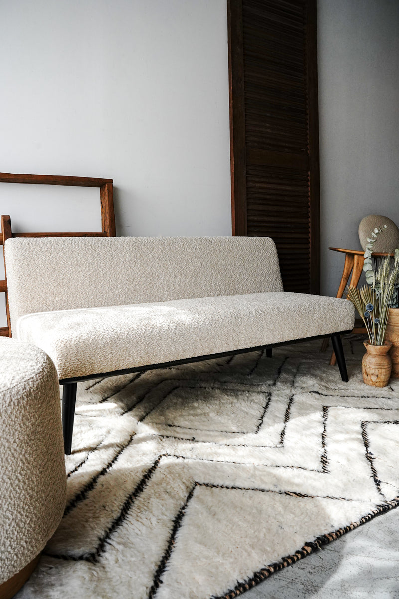 HOOK Fabric 2P Sofa <br> Ivory