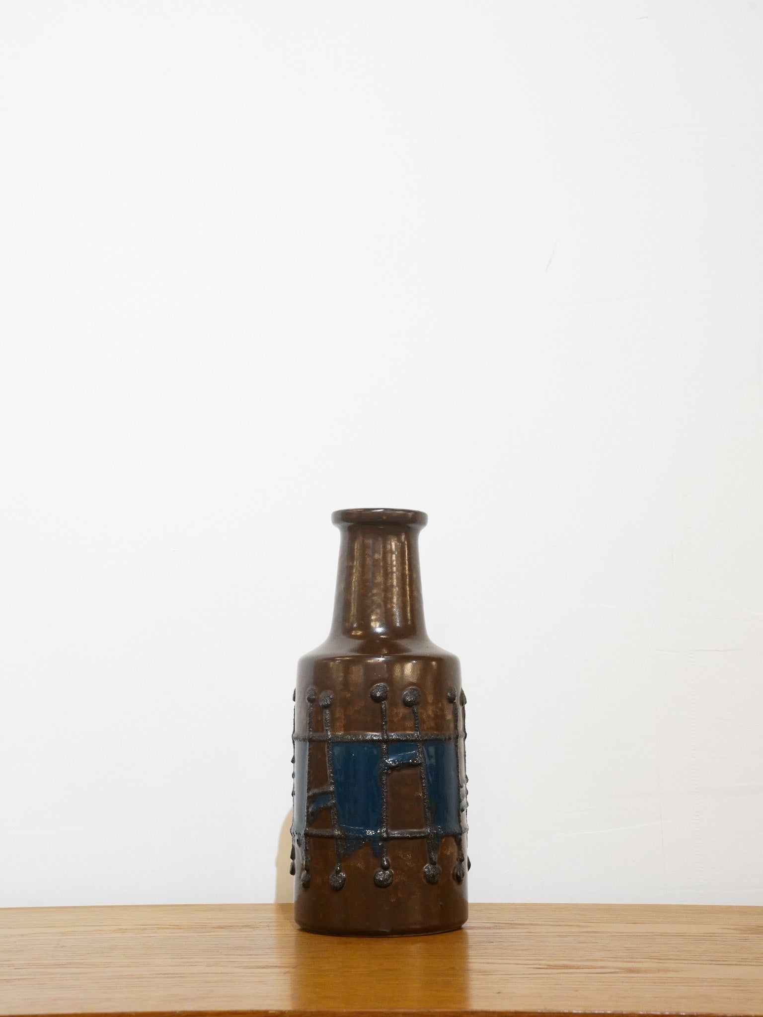 VEB Haldensleben West Germany Fat Lava セラミックフラワーベース