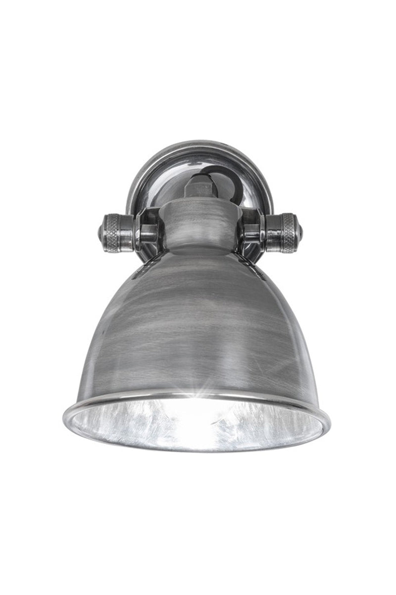 【P】Maxim Cover Wall Lamp Ant. Silver