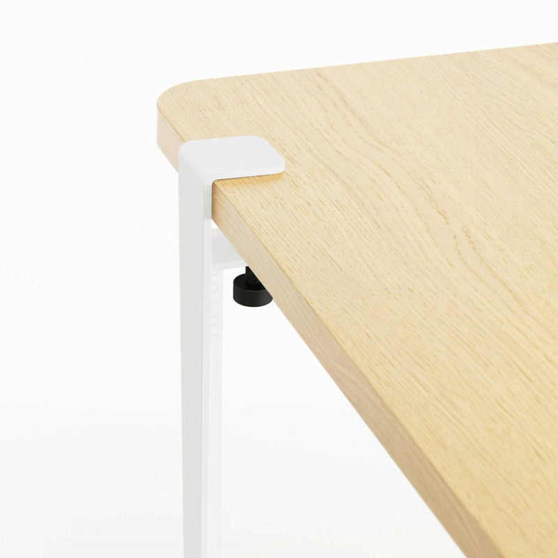 【P】Coffee table and bench leg – 43 cm<br>CLOUDY WHITE
