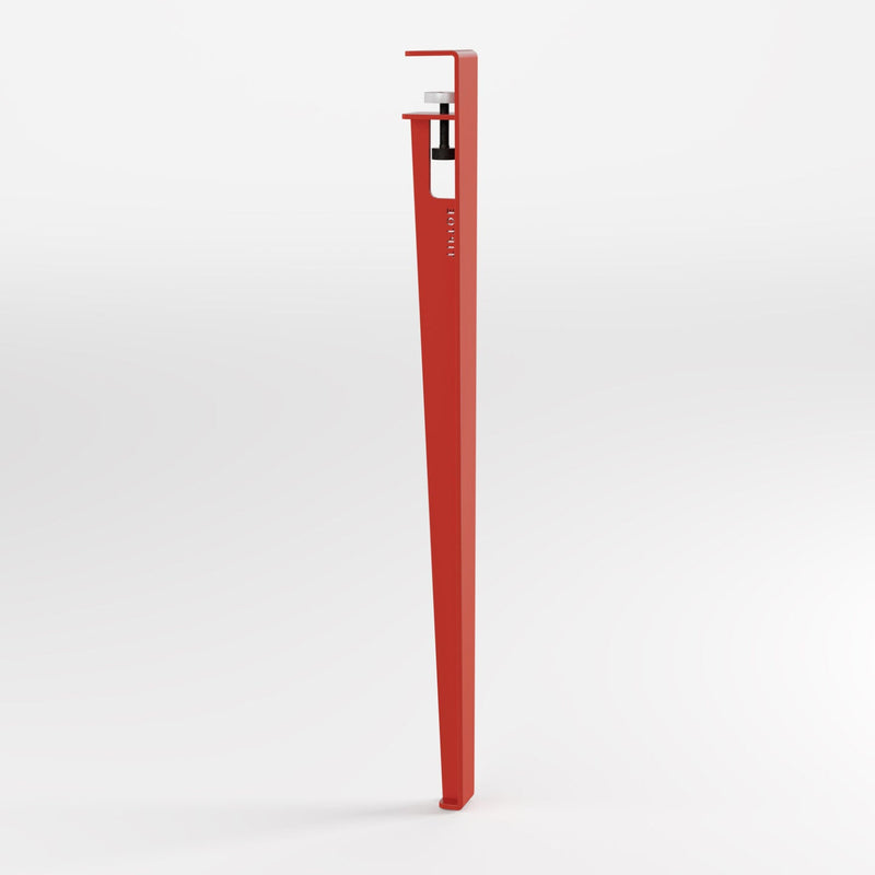 【P】Table and desk leg – 75 cm <br>TERRACOTTA RED