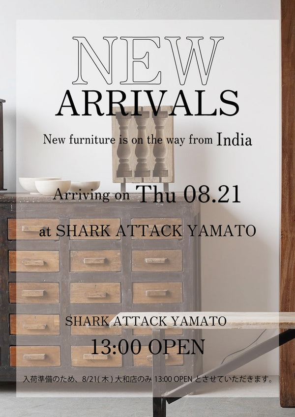 新着入荷情報 <br>SHARK ATTACK "YAMATO" インド便 - SHARK ATTACK ONLINE SHOP
