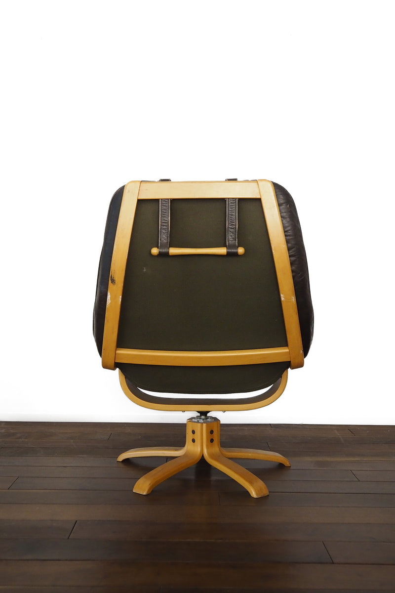 1 seater leather chair vintage Sendagaya