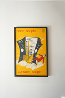 France ウォールポスター<br>ヴィンテージ <br> 大和店・大阪店 - ヴィンテージ SHARK ATTACK