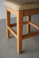 ウッド×レザー スツール<br>ヴィンテージ<br>大阪店 - ヴィンテージ SHARK ATTACK