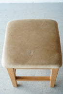 ウッド×レザー スツール<br>ヴィンテージ<br>大阪店 - ヴィンテージ SHARK ATTACK