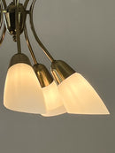 5灯フロストガラスシャンデリア<br>ヴィンテージ<br>大阪店 ~8/28 NKM - ヴィンテージ SHARK ATTACK