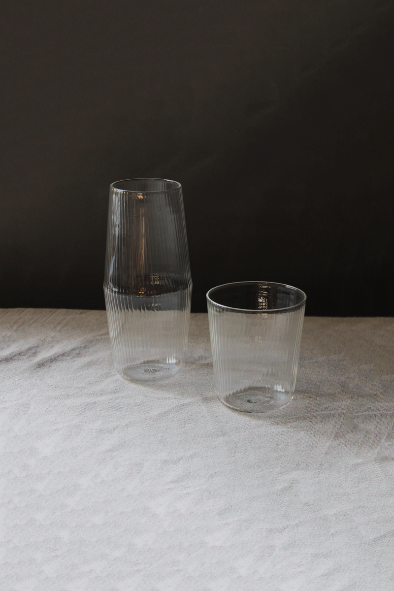 mod. Luisa | bonne nuit -millerighe   Carafe&Glass set<br>bob's box