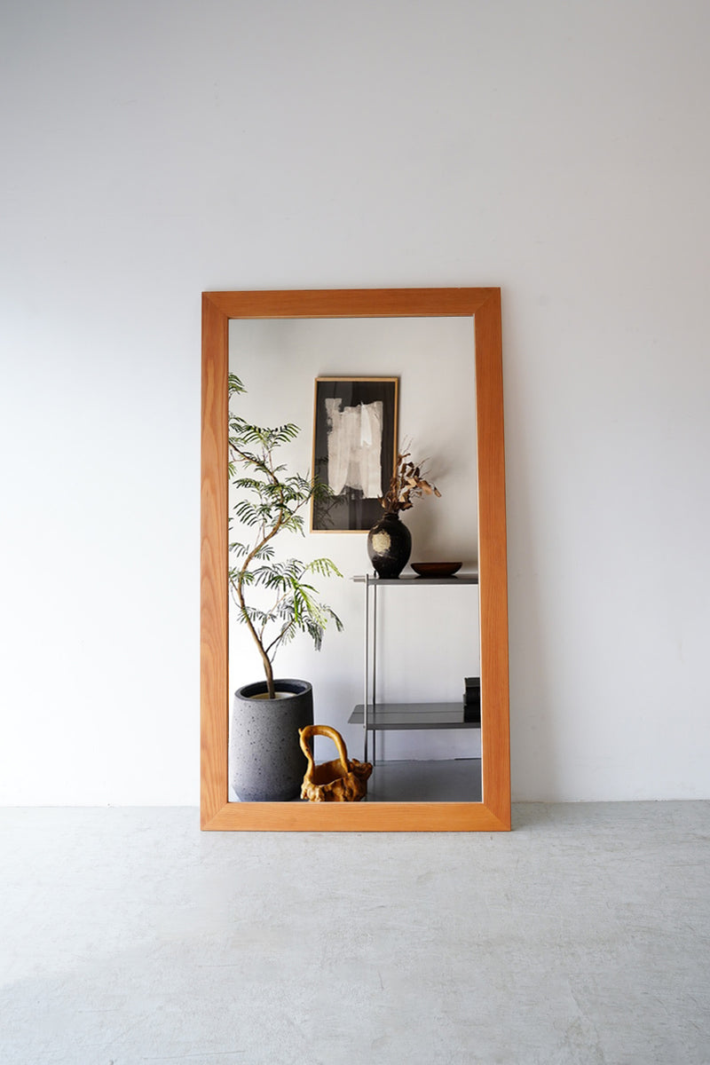 チークウッド ウォールミラー<br>大和店 - ヴィンテージ SHARK ATTACK