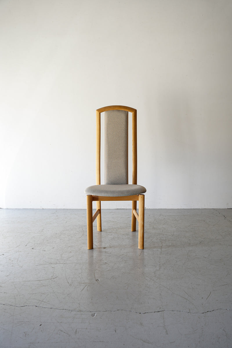 Teak wood fabric chair made by Denmark “SKOVBY”<br> Vintage Yamato store/Sendagaya store