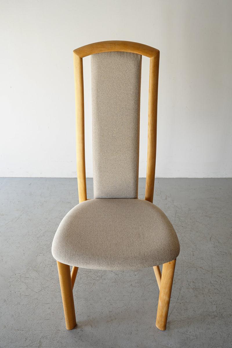 Teak wood fabric chair made by Denmark “SKOVBY”<br> Vintage Yamato store/Sendagaya store