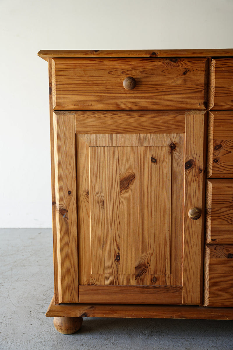 Pinewood Cabinet/Sideboard Vintage Sendagaya Store