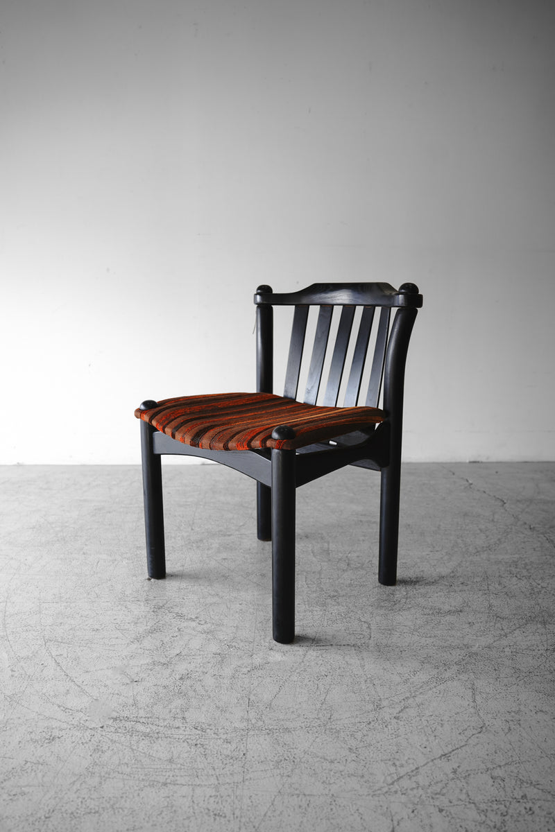 Wood x fabric dining chair vintage Yamato store