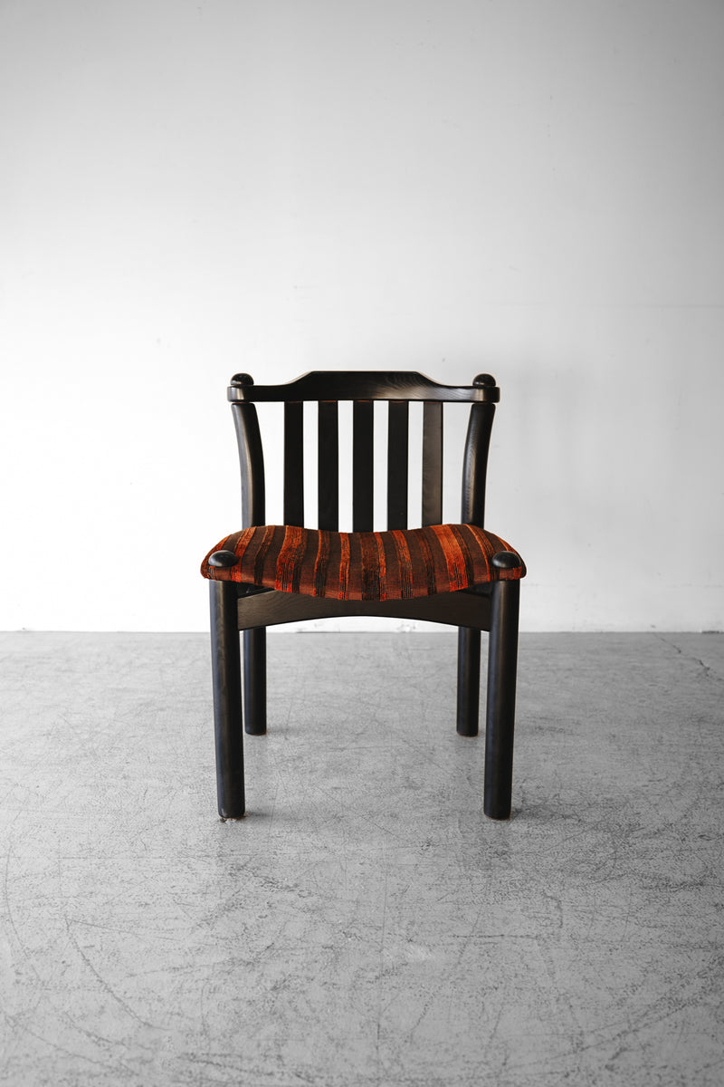 Wood x fabric dining chair vintage Yamato store