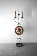 3灯 アイアンフロアライト<br>ヴィンテージ<br>大和店 hold nkmr - ヴィンテージ SHARK ATTACK