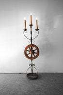 3灯 アイアンフロアライト<br>ヴィンテージ<br>大和店 hold nkmr - ヴィンテージ SHARK ATTACK