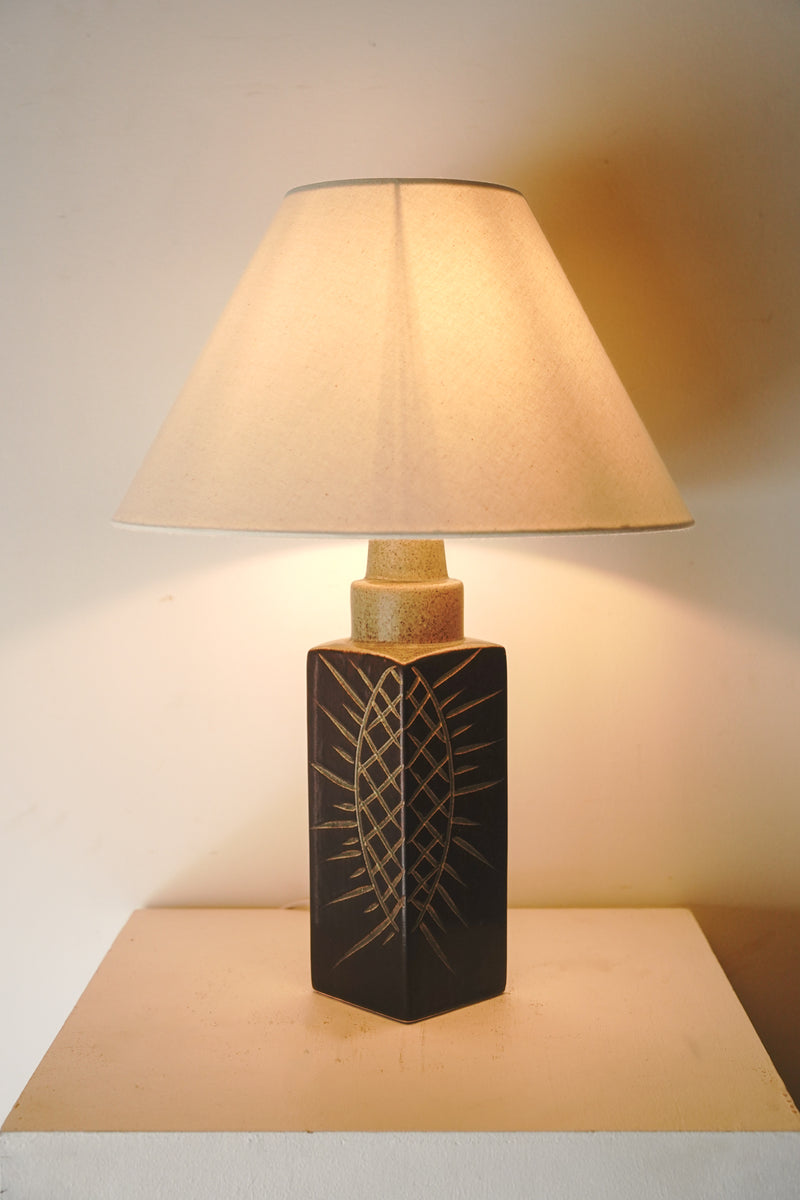 Ceramic base table lamp vintage Sendagaya store