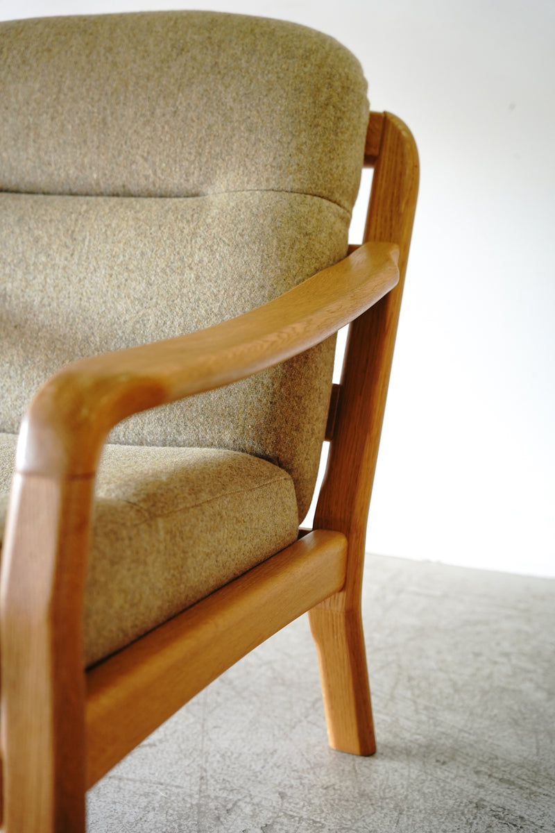 Fabric Lounge Chair Vintage Sendagaya Store