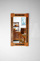 タイル×ウッドフレーム ウォールミラー<br>ヴィンテージ<br>大和店 - ヴィンテージ SHARK ATTACK