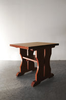 チークウッド カフェテーブル<br>ヴィンテージ<br>大和店 - ヴィンテージ SHARK ATTACK