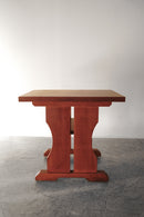 チークウッド カフェテーブル<br>ヴィンテージ<br>大和店 - ヴィンテージ SHARK ATTACK