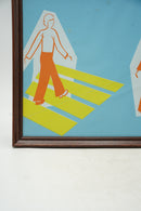 Franceウォールポスター リメイクアート <br>ヴィンテージ <br> cerote antiques - ヴィンテージ SHARK ATTACK