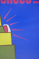 Franceウォールポスター リメイクアート <br>ヴィンテージ <br> cerote antiques - ヴィンテージ SHARK ATTACK