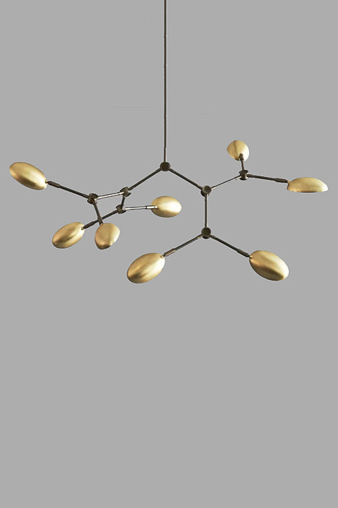 Drop Chandelier, Mini - Brass- <br>bob's box