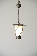 アイアン×フロストガラス ペンダントランプ<br>ヴィンテージ<br> cerote antiques - ヴィンテージ SHARK ATTACK