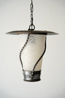アイアン×フロストガラス ペンダントランプ<br>ヴィンテージ<br> cerote antiques - ヴィンテージ SHARK ATTACK