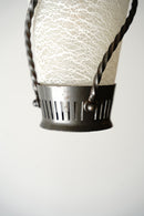 アイアン×フロストガラス ペンダントランプ<br>ヴィンテージ<br> cerote antiques - ヴィンテージ SHARK ATTACK