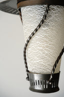 アイアン×フロストガラス ペンダントランプ<br>ヴィンテージ<br> cerote antiques - ヴィンテージ SHARK ATTACK