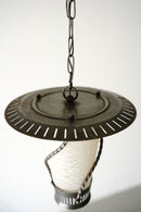 アイアン×フロストガラス ペンダントランプ<br>ヴィンテージ<br> cerote antiques - ヴィンテージ SHARK ATTACK