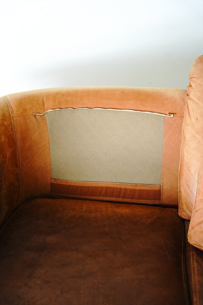 leather 2p sofa vintage<br> Yamato store
