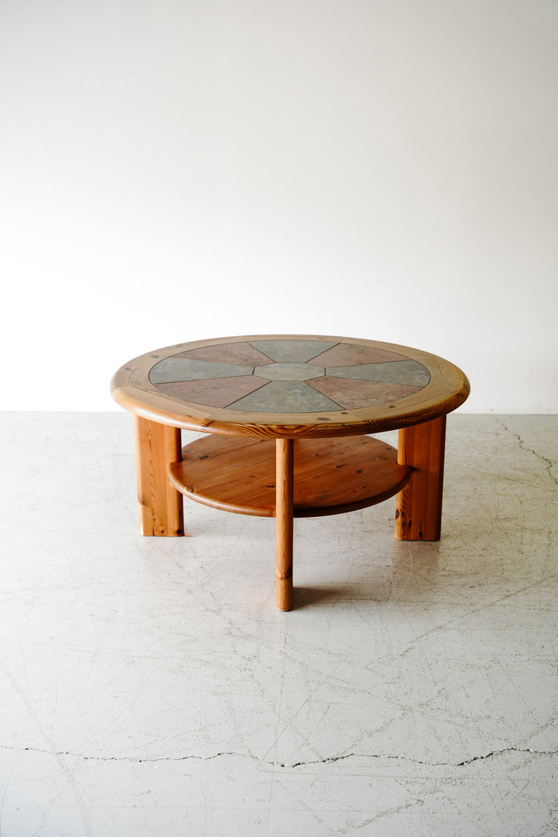 Denmark "Haslev"<br> Tile top coffee table vintage Sendagaya store