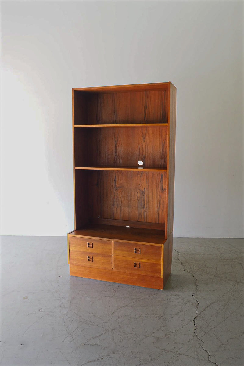 Teak wood shelf/cabinet Vintage Yamato store