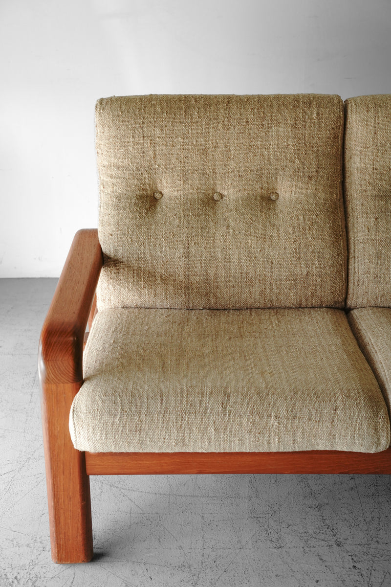 teak wood sofa 3p sofa vintage<br> Yamato store<br>