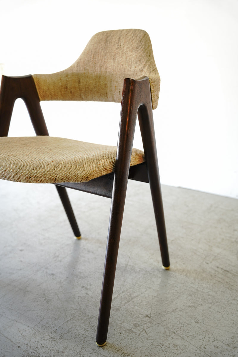 Schou Andersen/Kai Kristiansen fabric armchair/dining chair vintage<br> Sendagaya store