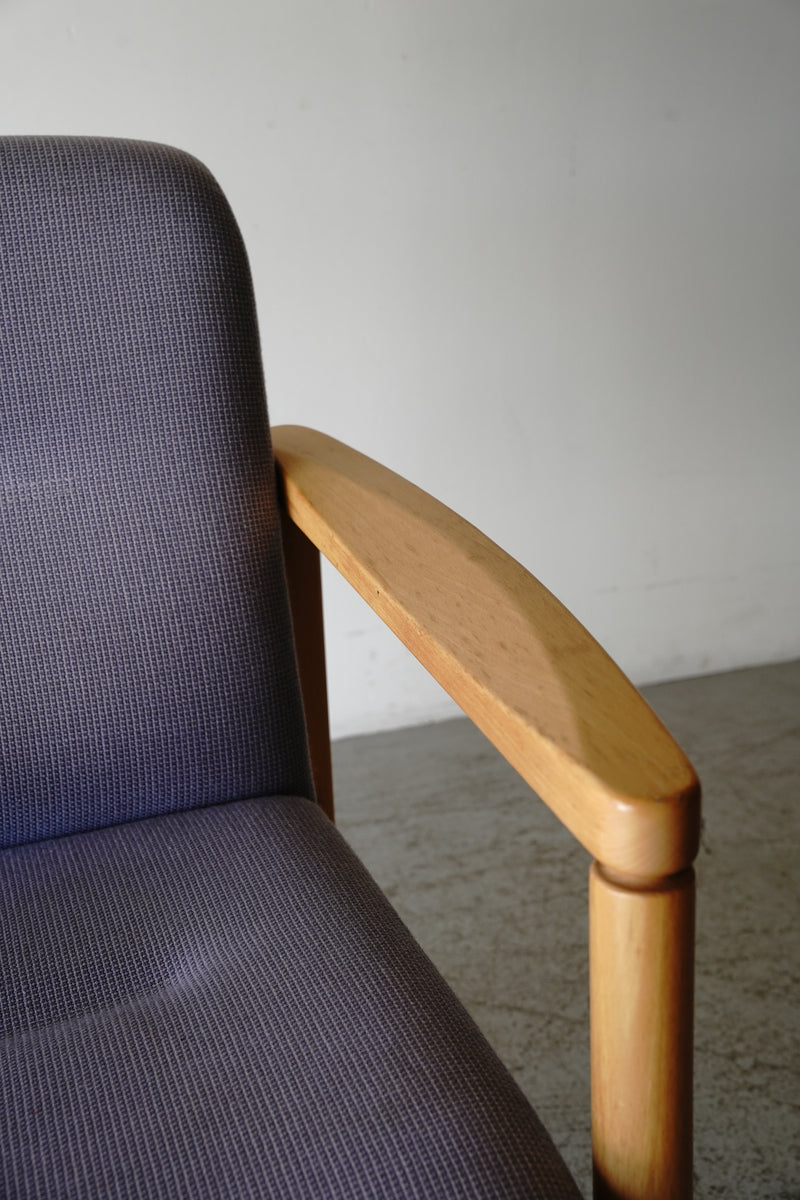 Kusch+Co Wood x Fabric Lounge Chair Vintage Sendagaya Store