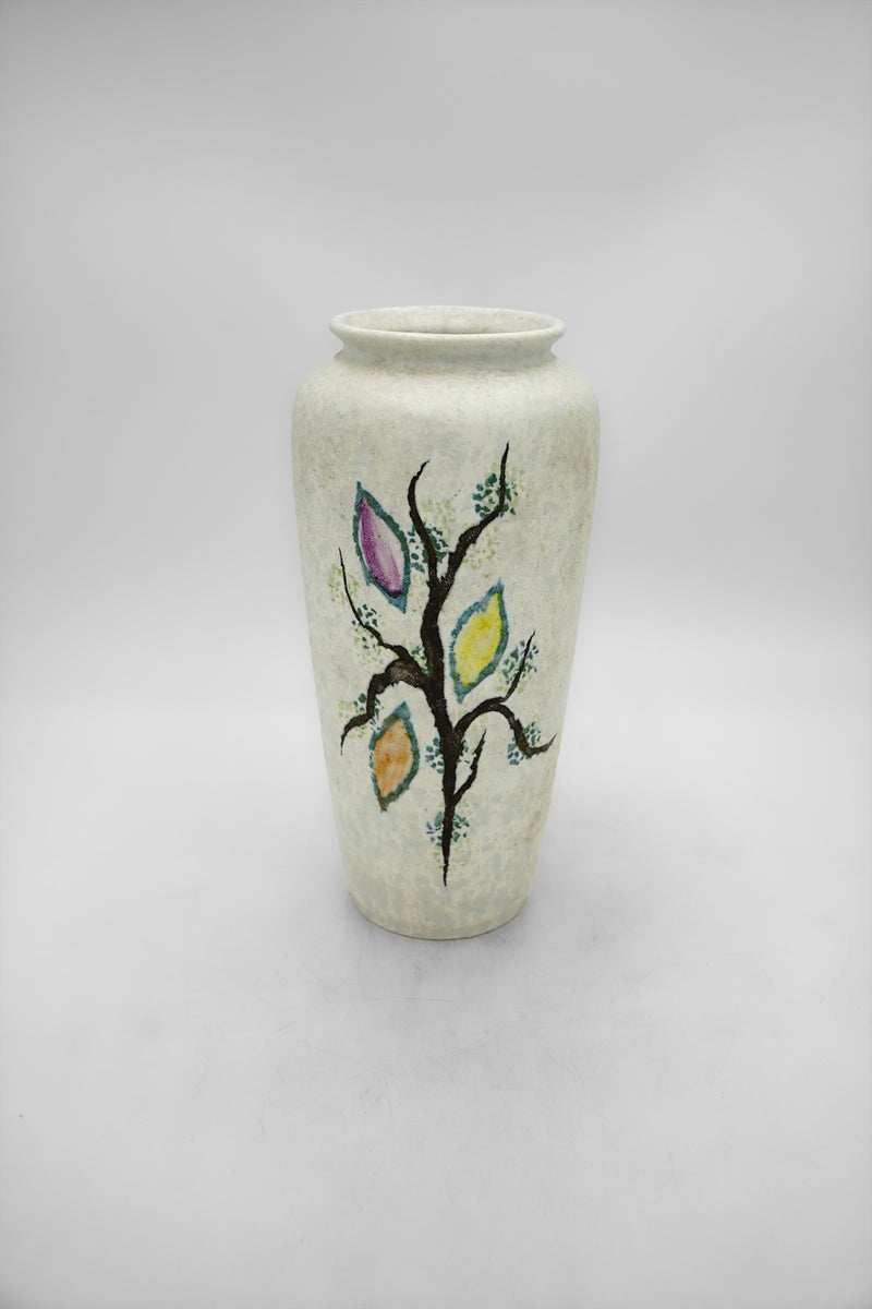 50's Fat lava Ceramic Flower Vase Vintage Sendagaya Store