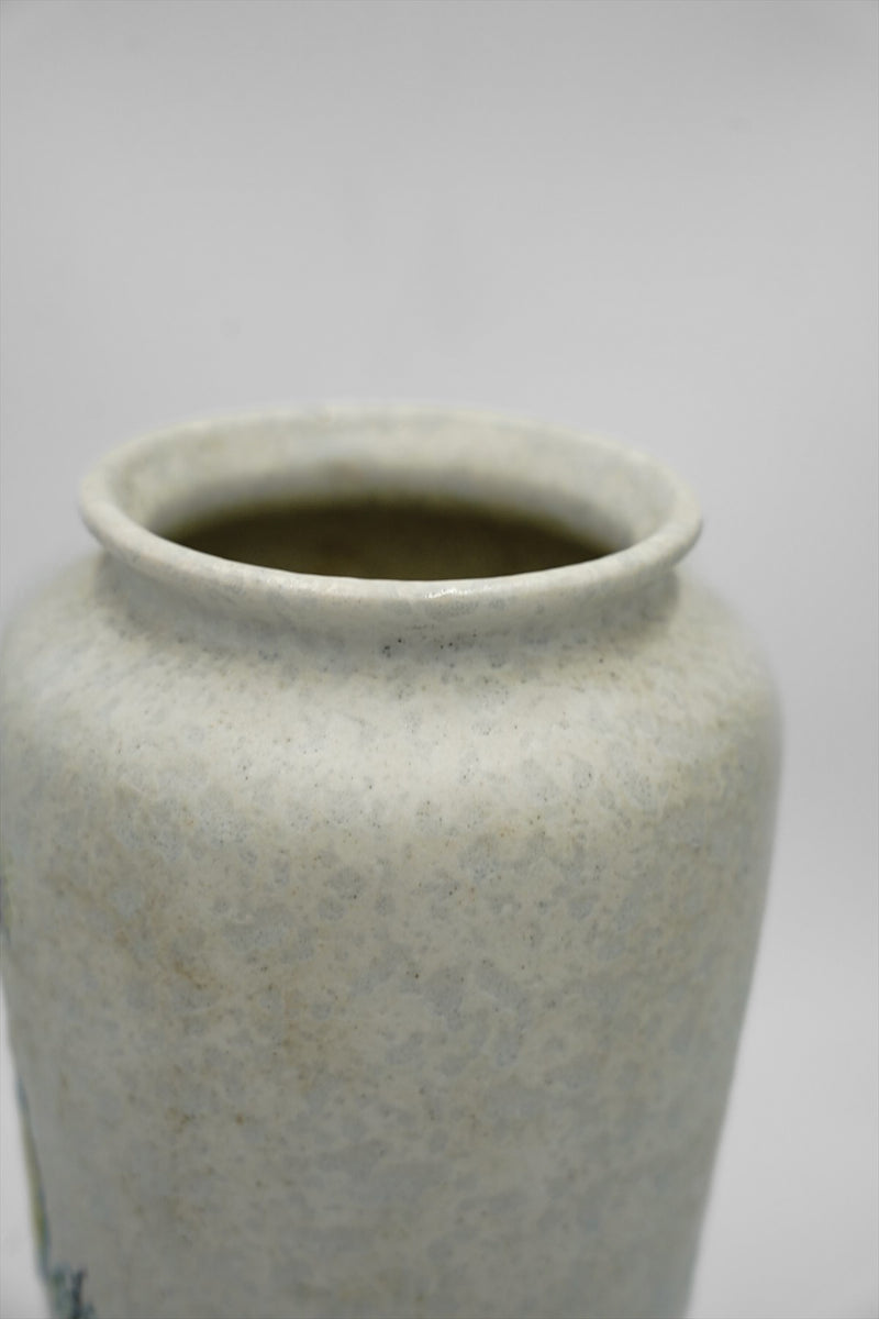 50's Fat lava Ceramic Flower Vase Vintage Sendagaya Store
