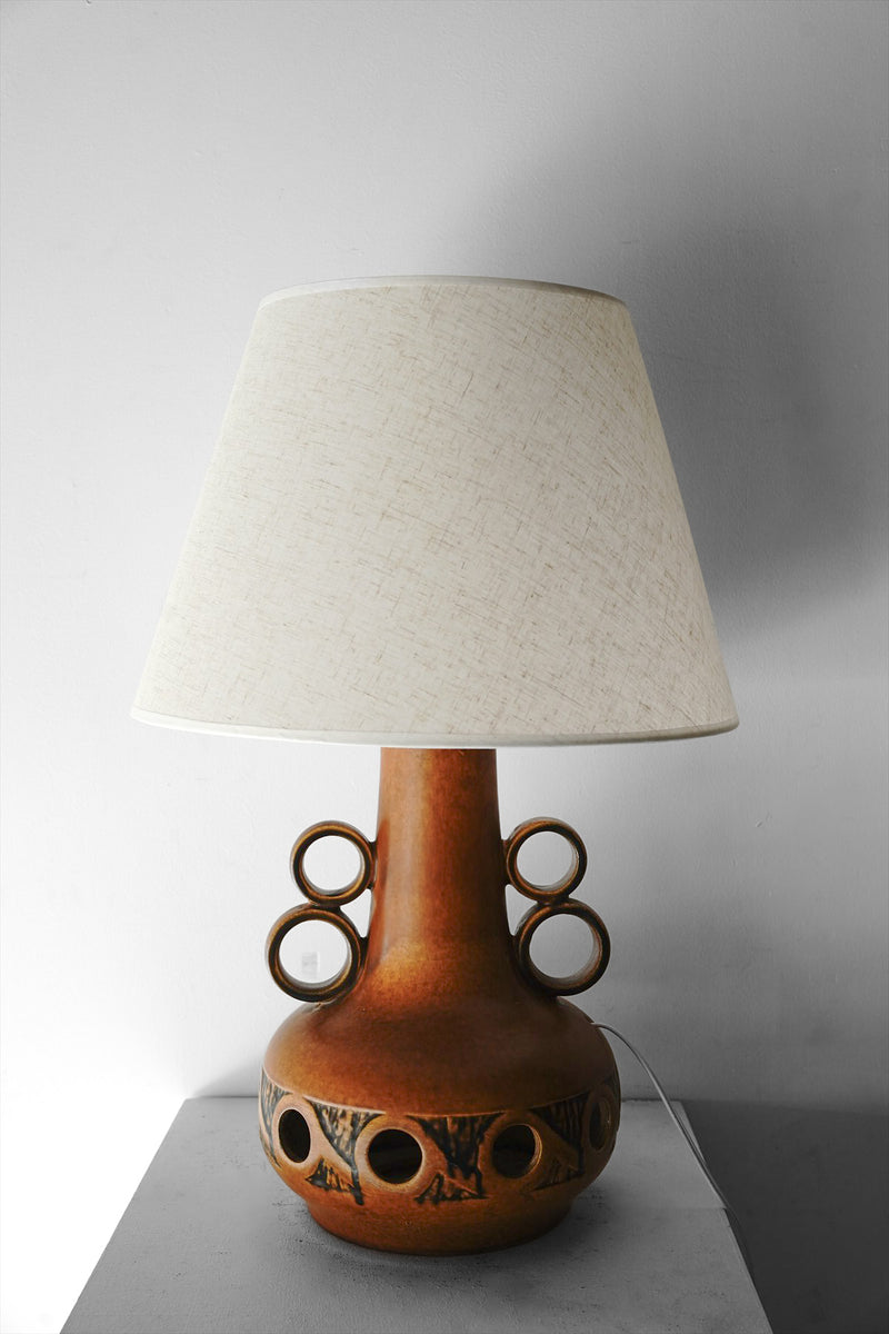 2 lamp ceramic table lamp<br> Vintage Sendagaya store