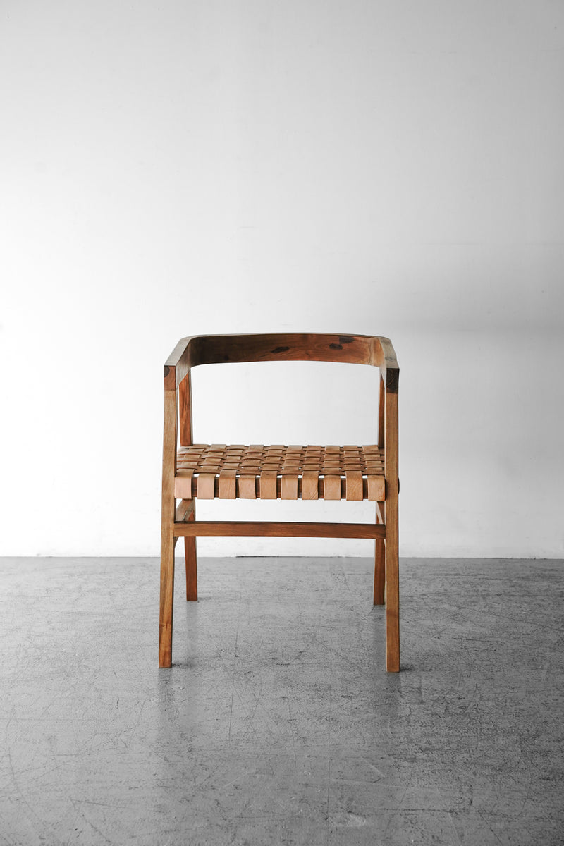 Morocco Wood x Leather Chair Sendagaya store