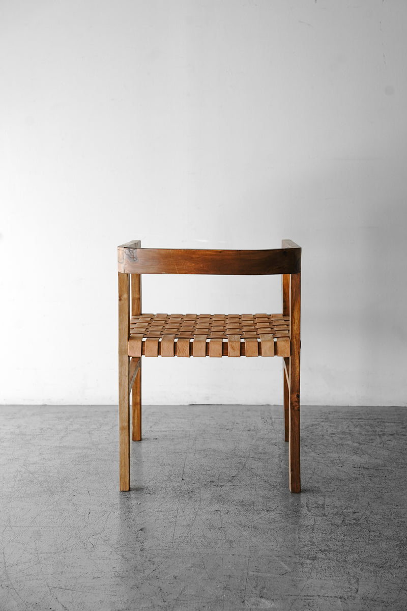 Morocco Wood x Leather Chair Sendagaya store