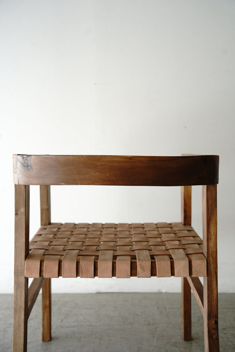 Morocco Wood x Leather Chair Sendagaya store