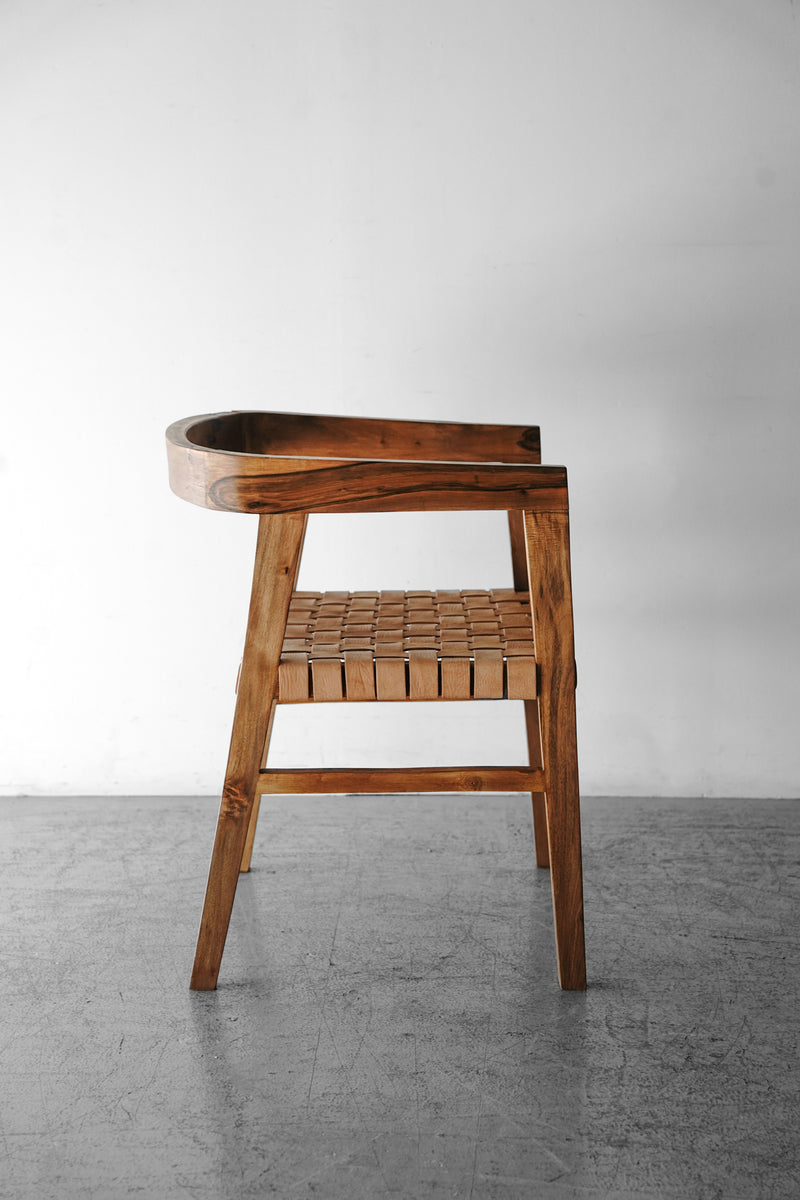 Morocco Wood x Leather Chair Sendagaya store