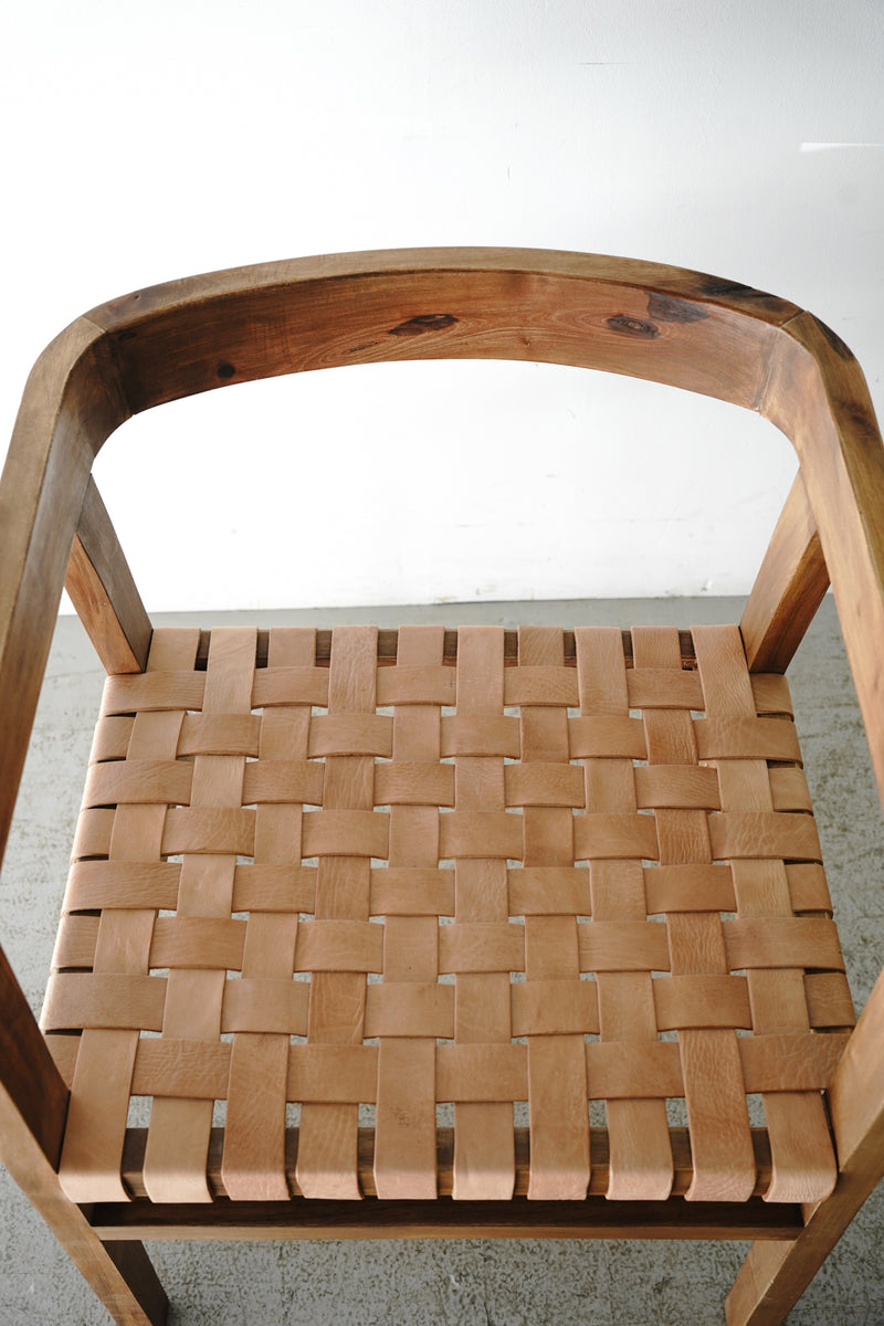 Morocco Wood x Leather Chair Sendagaya store