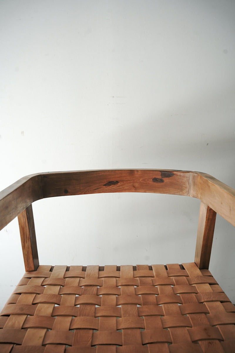 Morocco Wood x Leather Chair Sendagaya store