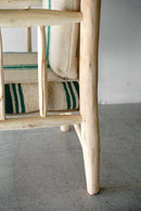 モロッコ ウッド×ファブリック アームチェア<br>大阪店 - ヴィンテージ SHARK ATTACK